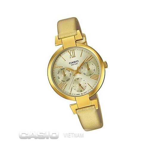 Đồng hồ nữ Casio LTP-E404GL-9AVDF Nữ tính và quyến rũ với thiết kế mạ vàng